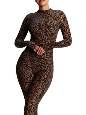 Leopard Print Jumpsuit Naked Wardrobe